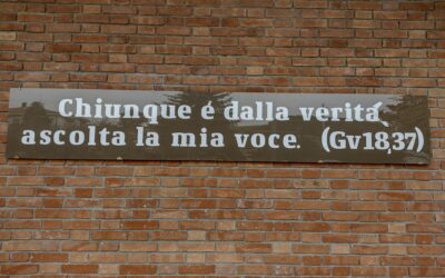 CHIUNQUE E’ DELLA VERITA’,  ASCOLTA LA MIA VOCE