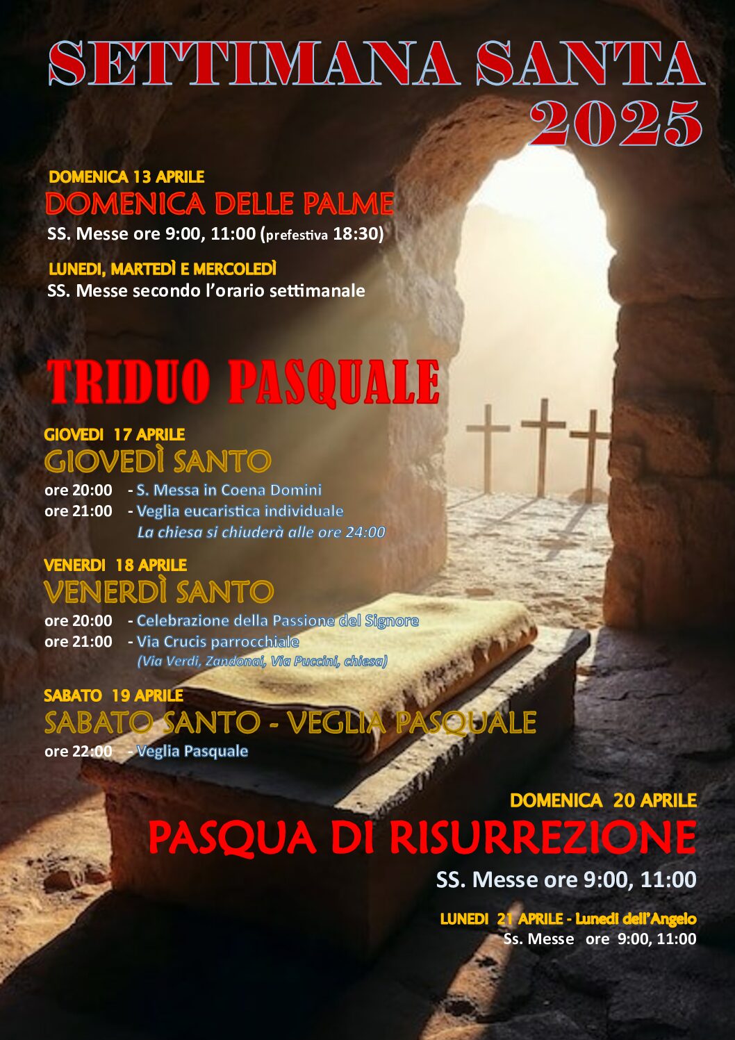 Programma Settimana Santa 2025